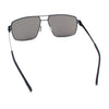 Mens Thin Metal Rim Spring Hinge Air Force Rectangle Officer Gentleman Sunglasses