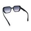 Womens Geometric Octagonal Classy Plastic Designer Fashion Sunglasses