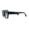 Womens Geometric Octagonal Classy Plastic Designer Fashion Sunglasses