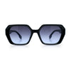 Womens Geometric Octagonal Classy Plastic Designer Fashion Sunglasses