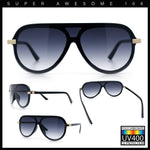 Womens Classy 90s Designer Shield Rimless Racer Plastic Fashion Sunglasses