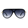 Womens Classy 90s Designer Shield Rimless Racer Plastic Fashion Sunglasses