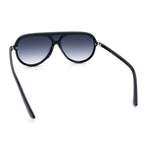 Womens Classy 90s Designer Shield Rimless Racer Plastic Fashion Sunglasses