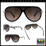 Womens Classy 90s Designer Shield Rimless Racer Plastic Fashion Sunglasses