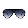 Womens Classy 90s Designer Shield Rimless Racer Plastic Fashion Sunglasses