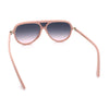 Womens Classy 90s Designer Shield Rimless Racer Plastic Fashion Sunglasses