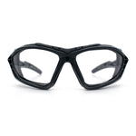 Choppers Clear - Dark Photochromic Lens Mens Foam Padded Wrap Biker Sunglasses