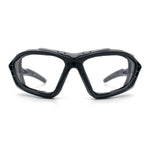 Choppers Clear - Dark Photochromic Lens Mens Foam Padded Wrap Biker Sunglasses