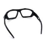 Choppers Clear - Dark Photochromic Lens Mens Foam Padded Wrap Biker Sunglasses