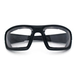 Choppers Photochromic Lens Mens Foam Padded Rectangle Wrap Biker Sunglasses