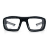 Choppers Photochromic Lens Mens Foam Padded Rectangle Wrap Biker Sunglasses