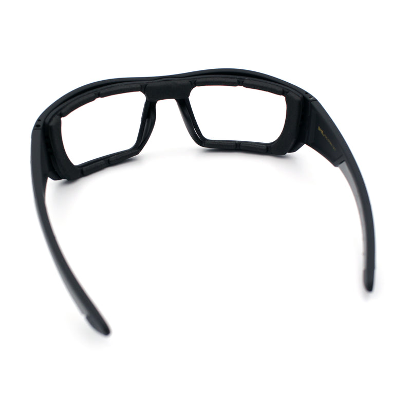 Choppers Photochromic Lens Mens Foam Padded Rectangle Wrap Biker Sunglasses