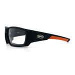 Choppers Photochromic Lens Mens Foam Padded Rectangle Wrap Biker Sunglasses