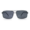 True Dad Shade Manly Rectangle Air Force Navigating Officer Metal Sunglasses