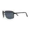True Dad Shade Manly Rectangle Air Force Navigating Officer Metal Sunglasses