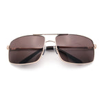 True Dad Shade Manly Rectangle Air Force Navigating Officer Metal Sunglasses
