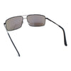 True Dad Shade Manly Rectangle Air Force Navigating Officer Metal Sunglasses