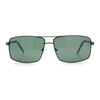 True Dad Shade Manly Rectangle Air Force Navigating Officer Metal Sunglasses