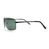 True Dad Shade Manly Rectangle Air Force Navigating Officer Metal Sunglasses