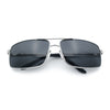True Dad Shade Manly Rectangle Air Force Navigating Officer Metal Sunglasses