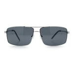 True Dad Shade Manly Rectangle Air Force Navigating Officer Metal Sunglasses