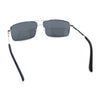 True Dad Shade Manly Rectangle Air Force Navigating Officer Metal Sunglasses