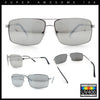 True Dad Shade Manly Rectangle Air Force Navigating Officer Metal Sunglasses