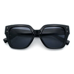 Womens Classy Thick Temple Plastic Horned Cat Eye Fashion Sunglasses