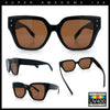 Womens Classy Thick Temple Plastic Horned Cat Eye Fashion Sunglasses
