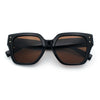 Womens Classy Thick Temple Plastic Horned Cat Eye Fashion Sunglasses