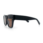Womens Classy Thick Temple Plastic Horned Cat Eye Fashion Sunglasses