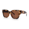 Womens Classy Thick Temple Plastic Horned Cat Eye Fashion Sunglasses