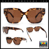 Womens Classy Thick Temple Plastic Horned Cat Eye Fashion Sunglasses