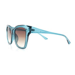 Womens Chic Thick Horn Cat Eye Elegant Thin Arm Plastic Sunglasses