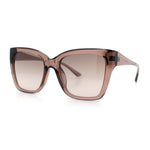 Womens Chic Thick Horn Cat Eye Elegant Thin Arm Plastic Sunglasses