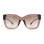 Womens Chic Thick Horn Cat Eye Elegant Thin Arm Plastic Sunglasses