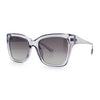 Womens Chic Thick Horn Cat Eye Elegant Thin Arm Plastic Sunglasses