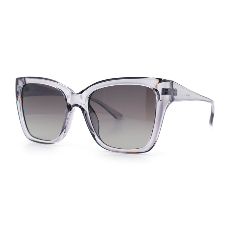 Womens Chic Thick Horn Cat Eye Elegant Thin Arm Plastic Sunglasses