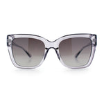 Womens Chic Thick Horn Cat Eye Elegant Thin Arm Plastic Sunglasses