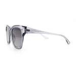 Womens Chic Thick Horn Cat Eye Elegant Thin Arm Plastic Sunglasses