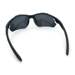 Polarized Xloop Mens Wrap Around Sport Rimless Oval Plastic Sunglasses