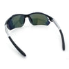 Polarized Xloop Mens Wrap Around Sport Rimless Oval Plastic Sunglasses
