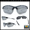 Polarized Xloop Mens Wrap Around Sport Rimless Oval Plastic Sunglasses