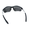 Polarized Xloop Mens Wrap Around Sport Rimless Oval Plastic Sunglasses