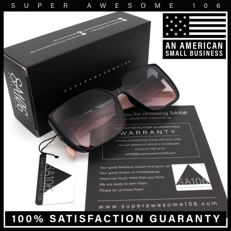 Womens Rectangle Designer Diamond Pleat Embossed Arm Plastic Fashion Sunglasses
