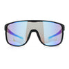Classic Oversized Mens Shield Sport Plastic Minimal Color Mirror Lens Sunglasses