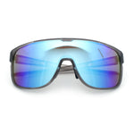 Classic Oversized Mens Shield Sport Plastic Minimal Color Mirror Lens Sunglasses