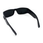 Mens Winged Skull Emblem Mad Dog Narrow Rectangle Hardcore Manly Sunglasses