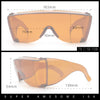 Iconic Classic Oversized Amber Blue Light Glare Blocker Night Driving Fit Over Sunglasses