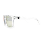 Mens Classic Suburb Urban Rectangular Sport Horn Rim Plastic Sunglasses